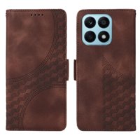 Carcasa Foxdock Honor X8A 4G De Cuero Pu, Diseño Acolchado Clásico, Protección Contra Caídas Y Rayones