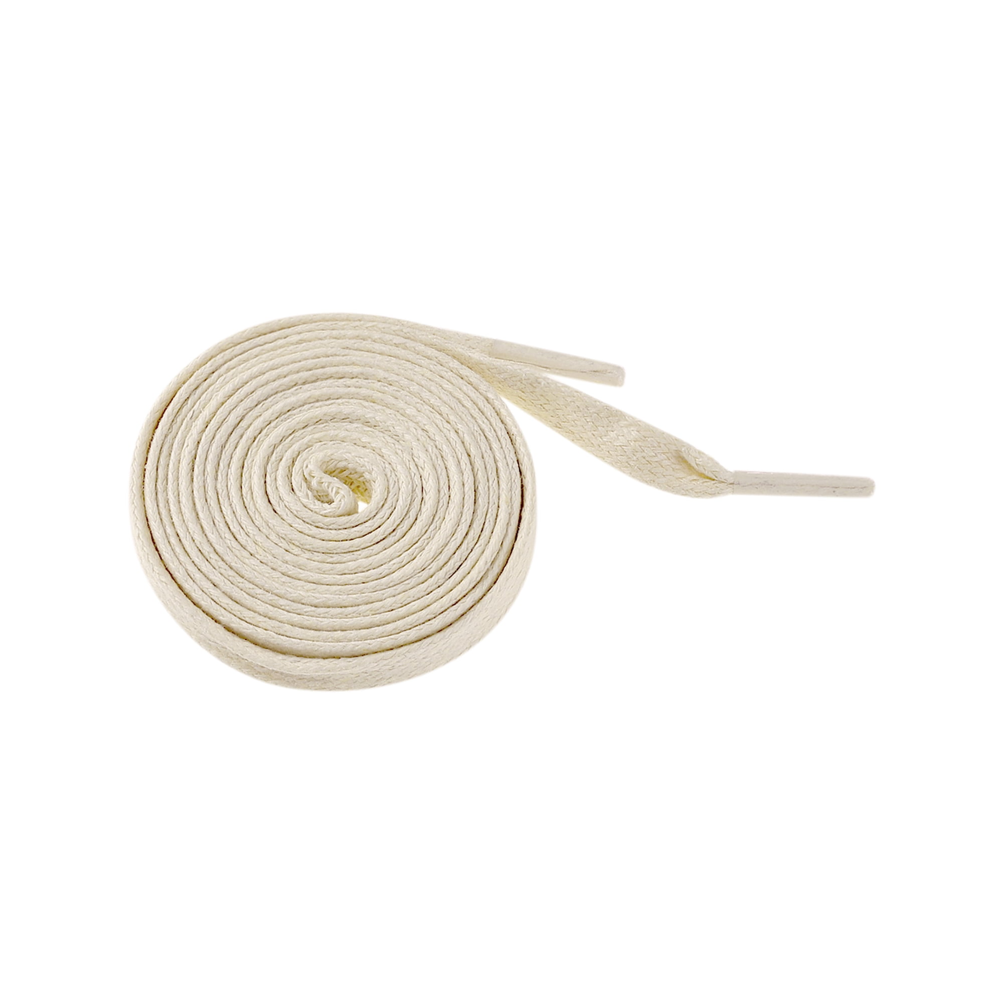 Inspire Chic Cordones De Algodón Encerado Unisex Para Zapatillas Deportivas, 1 Par, Beige, 140 Cm/55.12