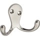 thumbnail image 1 of Gancho doble para ropa National Hardware N325-522, níquel satinado, 1 of 1