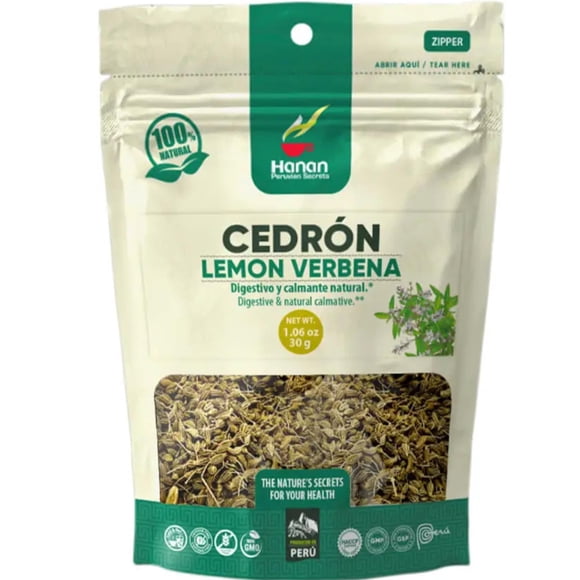 Té Hanan Verbena de Limón (Cedrón) 30 g Hierbas Sueltas – Perú