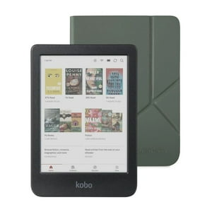Rakuten Kobo - Lector E Reader Kobo Clara Colour Negro Con Funda Sleepcover Verde