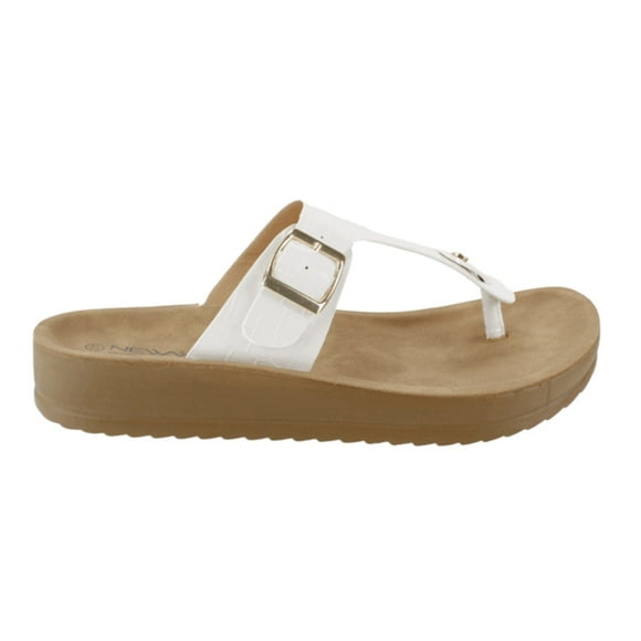 Sandalia New Walk Hebilla Blanca