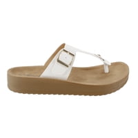 Sandalia New Walk Hebilla Blanca