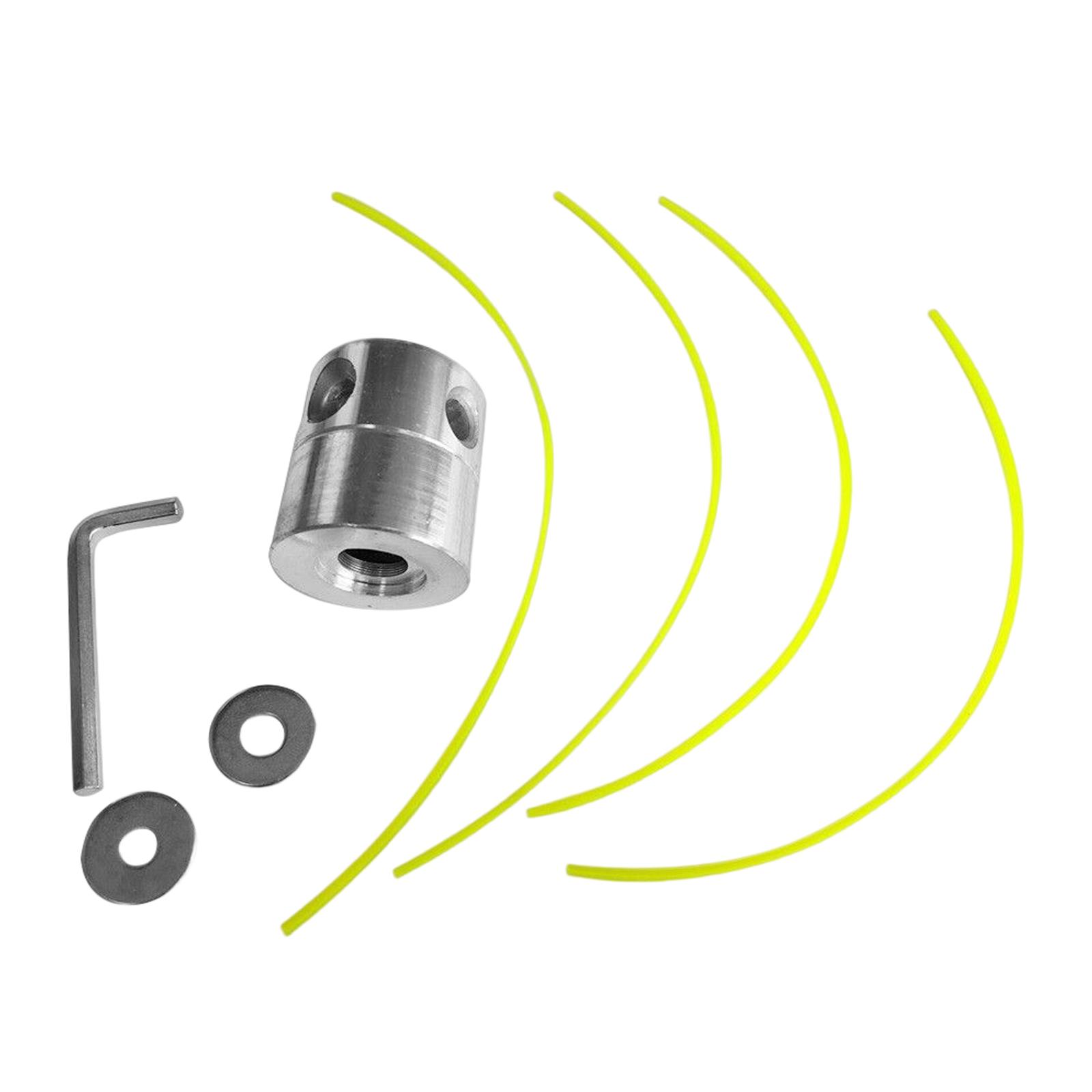 Ioensy - Juego De Bobinas De Cabezal De Corte De Aluminio Con 4 Cuerdas De Cortacésped Convenientes Para Cambiar