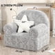 thumbnail image 2 of Silla infantil MOMCAYWEX Dinosaur Glow con cojín en forma de estrella, color gris, 2 of 5