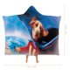 thumbnail image 2 of Underdog Manta Capa con Capucha Anti-Bolitas, Manta de Lana Ártica Suave, Manta Portátil de Felpa Ligera y Lujosa, Poncho para Siesta en Casa y Oficina, 100*130cm, 2 of 6