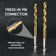 thumbnail image 2 of Juego de brocas amoolo Hex Shank, 16 piezas, Titanium Impact HSS, 2 of 7