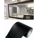 thumbnail image 1 of Papel pintado Border Teemall, PVC negro con vetas de madera, 10 m x 10 cm, 1 of 9
