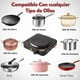 thumbnail image 3 of Cocina Cocinilla Eléctrica 1 Plato Encimera 1000W de Potencia Color Negro, 3 of 10