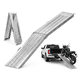 thumbnail image 1 of Rampa Eoland Plegable Acero Moto Cuatrimoto Carga 350 Kg Superficie Dentada Antideslizante Plateado, 1 of 7