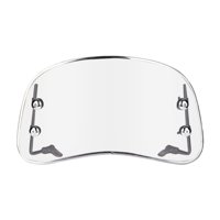 Magideal - Parabrisas De Motocicleta Con Accesorio De Instalación, Pieza De Reparación De 15,75 X 9,06 Pulgadas, Deflector De Viento Para Motocicleta A Prueba De Transparente 3 Mm De Espesor