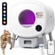 thumbnail image 1 of Caja de arena autolimpiante para gatos Fsitego: caja de arena automática extra grande para varios gatos, sin olor, controlada por aplicaciones, desechable de residuos con luz ambiental, 1 of 7
