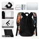thumbnail image 5 of Resumen-theme Backpack, Campus style schoolbag Bookbag with Adjustable Shoulder Straps And Large Zip Compartment, Unisex Travel Bags.42x30x15cm, 5 of 6