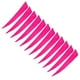 thumbnail image 3 of 12 Piezas 4 Pulgadas Tiro Con Arco Flecha Plumas Fletchings Paletas Rosa Rojo, 3 of 3