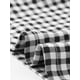thumbnail image 5 of INSPIRE CHIC Blusa de Mujer para Regreso a Clases Verano Cuello Cuadrado Cuadros Mangas Cortas XL Negro, 5 of 6