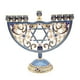 thumbnail image 2 of Estilo Europeo Retro Hanukkah Menorah Suministros Religiosos Adornos Azul, 2 of 3