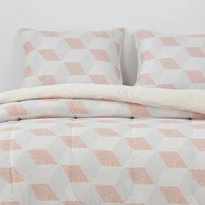 Dib - Plumon Reversible Sherpa 2 Plazas Block. Terracota