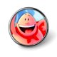 thumbnail image 1 of Capitán Calzoncillos-Theme Round Button Badge: Premium Metal Construction, Ideal for High-End Events 2.8 cm, 1 of 6