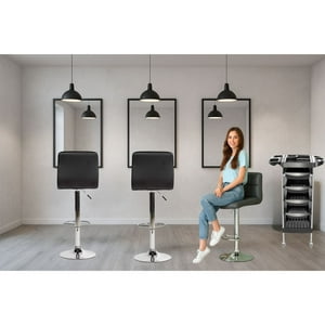 Velazio - Silla De Peluquería Atenas I Compacta Y Accesible