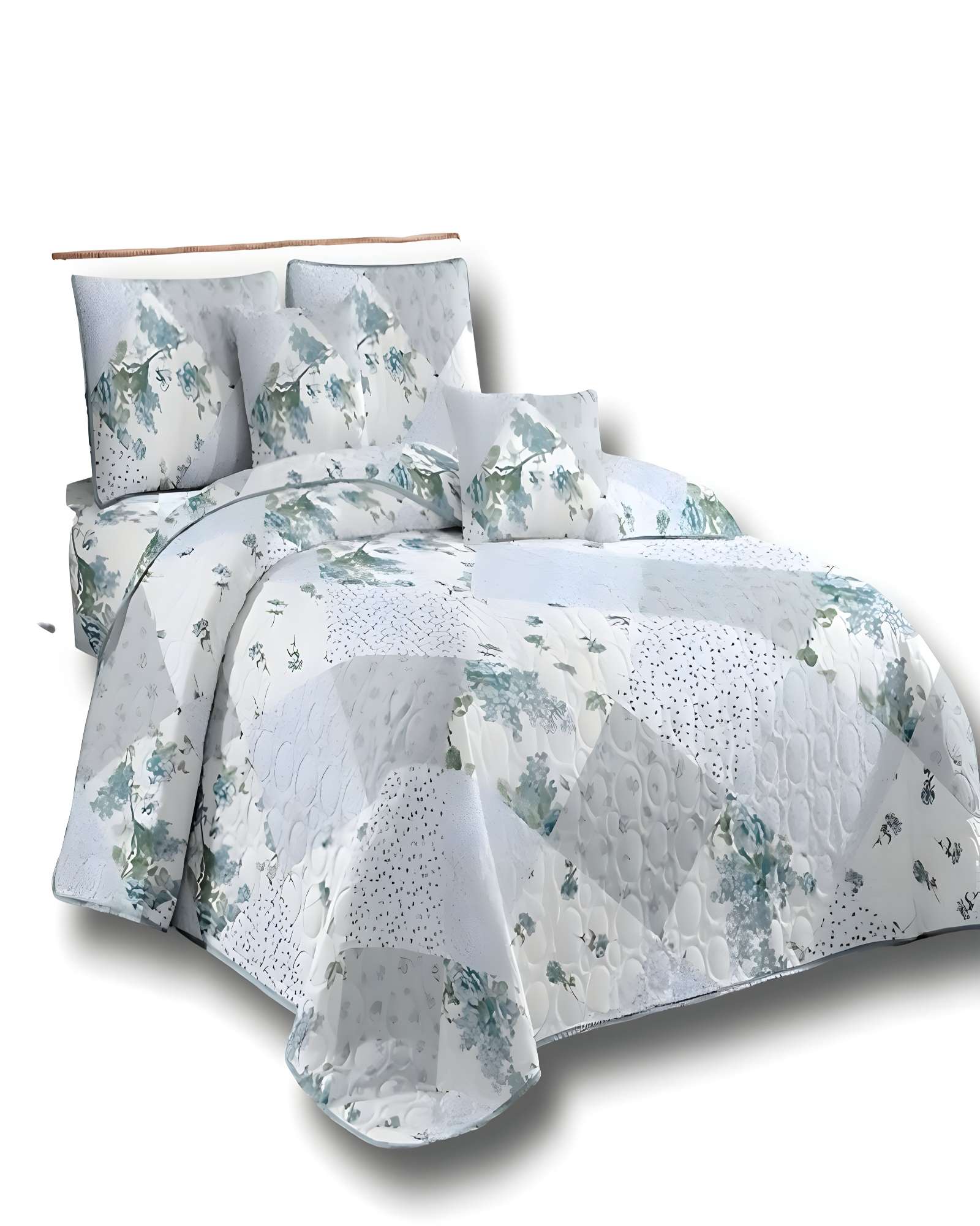 Genérico - Quilt De Verano King Diseño Rombo Multicolor