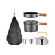 thumbnail image 2 of Juego De 5 Utensilios De Cocina Para Camping, Sartén Con Bolsa De Transporte, Olla Y Sartén, Hervidor De Agua, Color Gris, 2 of 3