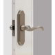 thumbnail image 1 of Juego de manijas para puerta Storm Larson M2 Mortise, níquel cepillado, 1 of 5