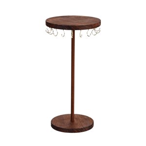 Ioensy - Soporte Para Joyas, Colgador De Collares, Estante Para Guardar Pulseras, Anillos Y Otros Objetos. 12 X 25,5 Cm