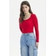 thumbnail image 2 of Polera Mujer Rib Rojo - ll, 2 of 4