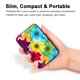 thumbnail image 3 of Portatarjetas Kaabao 10 cm con bloqueo RFID y diseño floral, 3 of 7