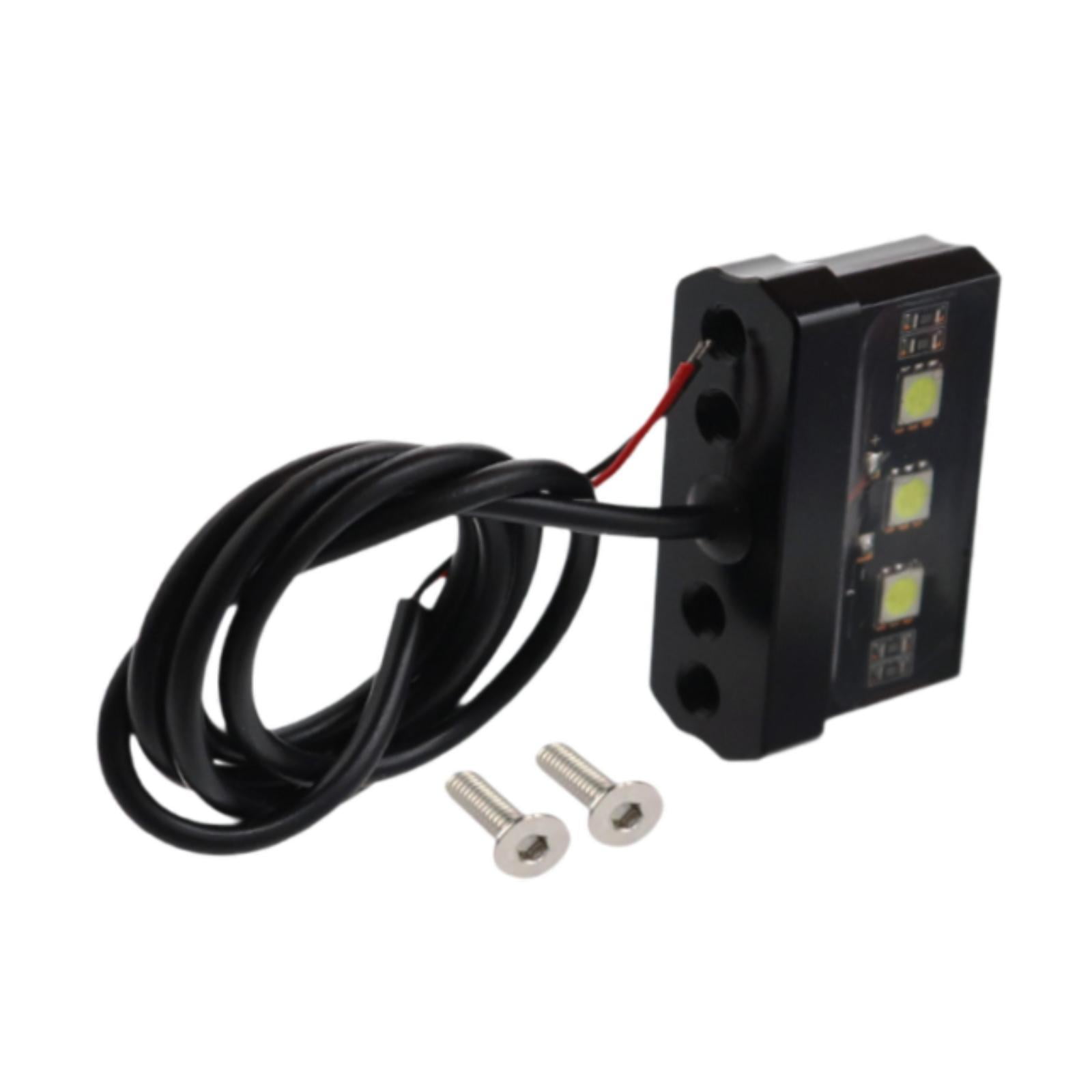 Ioensy - Accesorio Para Luz De Matrícula, Impermeable, Ligero, Intermitente Y Luz De Freno