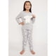 thumbnail image 1 of Pijama Largo Polar Gris Talla 6, 1 of 4