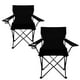 thumbnail image 1 of Pack X2 Silla Plegable Camping Silla Playa Con Portavasos, 1 of 5