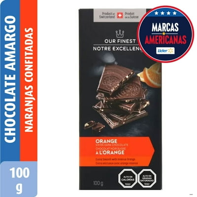 Chocolate Amargo Con Piezas De Naranja Confitada 100 G Our Finest