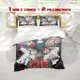 thumbnail image 1 of 3pcs Animation "DANDAN" Fantasy Adventure Ensemble Poster Print Three Piece bedding Soft Duvet Cover And Two Pillowcases, 1 of 5