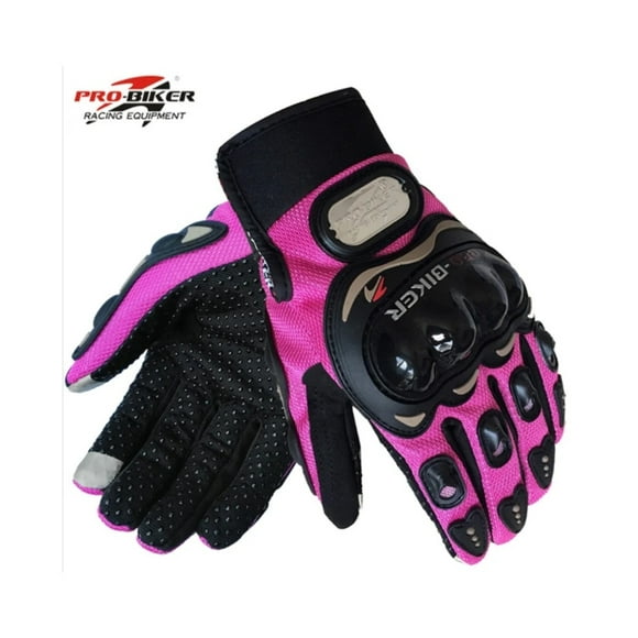 Guantes para motos, scooter para mujeres talla S rosado