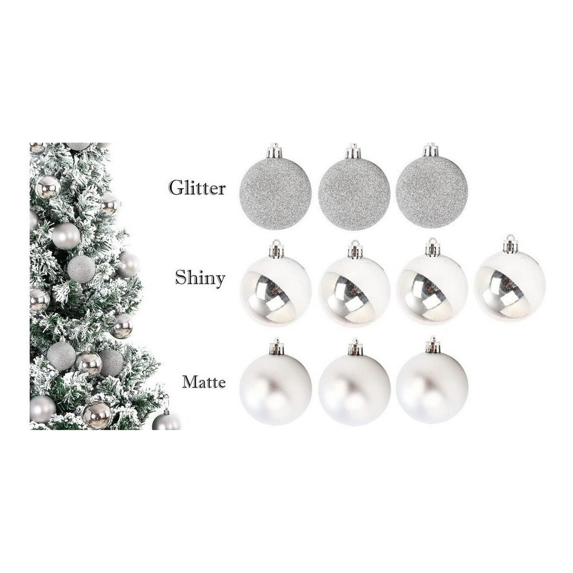 Genérico - X10 Esferas Navidad Decorativa Bambalina Adorno Navideño 6cm