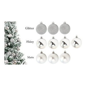 Genérico - X10 Esferas Navidad Decorativa Bambalina Adorno Navideño 6Cm