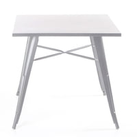 Spazzio - Mesa Comedor Tolix Blanca 80X80 Cm