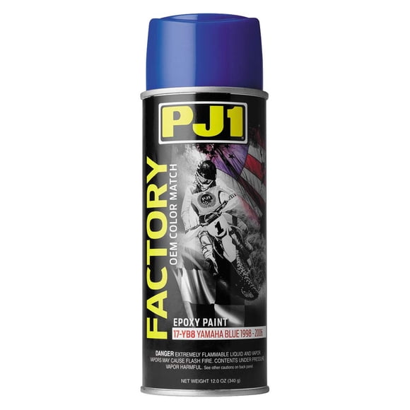 Pintura en aerosol PJ1 color azul Yamaha de fábrica, 355 ml, compatibilidad 1998-2006