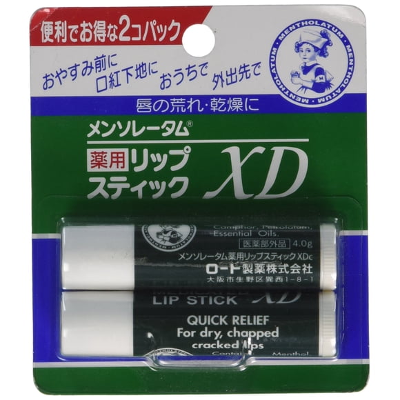 Crema para labios Rohto MENTHOLATUM LipCare Medication XD 4g x 2