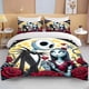 thumbnail image 1 of Nightmare Before Christmas Bedding Set Cartoon Print Duvet Cover Pillow Cover Home Kids Bedding Custom Various Size Sets Bed Sheets, 1 of 5