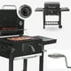 thumbnail image 3 of PARRILLA A CARBÓN CON TAPA Y BANDEJAS LATERALES, 3 of 4