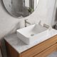 thumbnail image 2 of Lavamanos Rectangular Sobreponer Loza 103A Blanco | 40,5x30,5x13 cm, 2 of 6