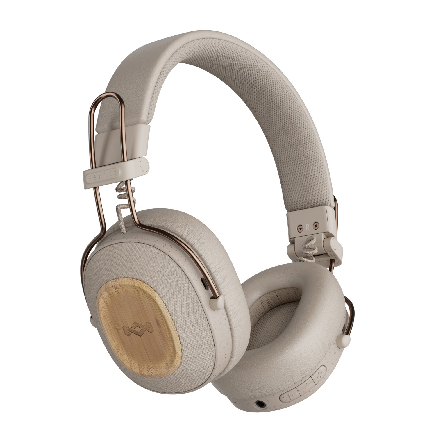House Of Marley - Audífonos Bluetooth Positive Vibration Riddim Cream Marley
