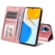thumbnail image 3 of Funda Billetera para Honor X7 con Porta Tarjetas y Soporte Ajustable Rosa, 3 of 5
