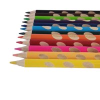 Seigard - Set 12 Lápices De Colores Triangulares Con Hendiduras