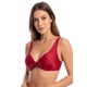 thumbnail image 1 of Bikini estilo sostén anudado copa C-D  burdeo brillante Talla 48, 1 of 3
