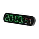 thumbnail image 3 of Reloj De Mesa Pantalla LED Reloj De Pared Digital Para Decoración De Sala De Estudio Junto A La Cama Negro Y Verde, 3 of 5