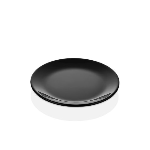Imahe - Plato Redondo 17 Cm. Melamina Negra