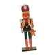thumbnail image 2 of Figura De Cascanueces Para Decoración Navide?a, Para árbol De Navidad, Festival, Jardín, Mu?eco De Nieve Naranja, 2 of 5